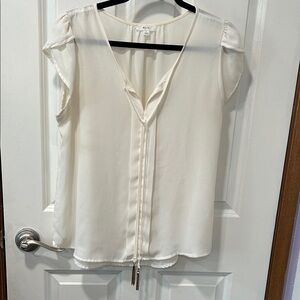 a new day Ivory Cap Sleeve Blouse